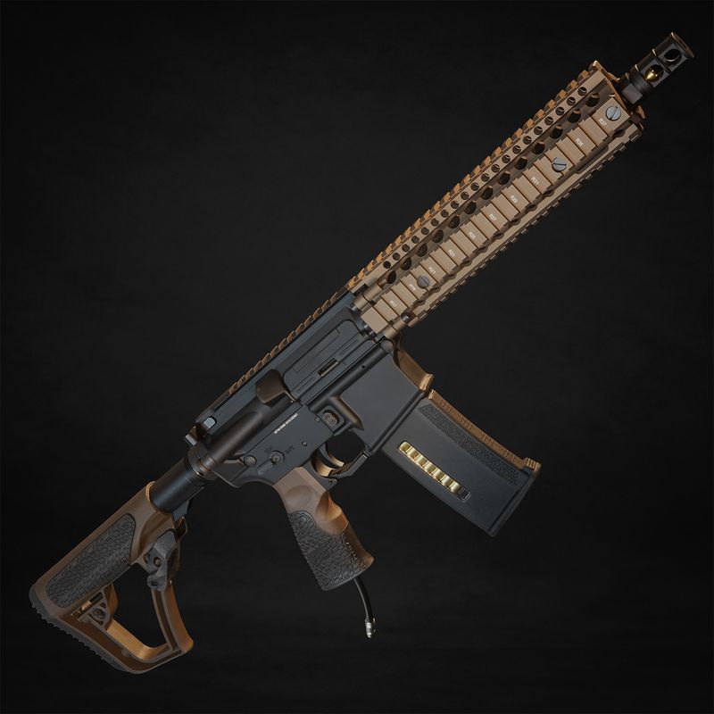Daniel Defense MTW MK18 RIS II XB бренду Wolverine для страйкболу, категорія HPA Репліки