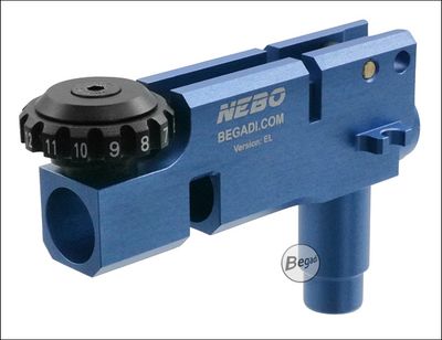 Begadi PRO NEBO CNC AK Rotary HopUp Unit "EL", suitable for E&L & Arcturus -blue- для страйкболу, категорія Камери Hop-up, додаткове фото 3