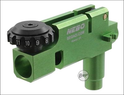 Begadi PRO NEBO CNC AK Rotary HopUp Unit "CY", suitable for Begadi Sport, Cyma, Arcturus, LCT & Lonex -green- для страйкболу, категорія Камери Hop-up, додаткове фото 3