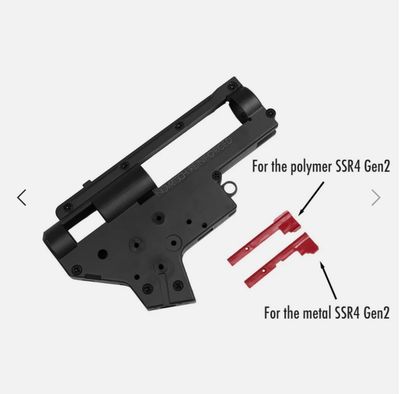 SSR4 Gearbox Shell V2 Gen2 бренду Novritsch для страйкболу, категорія Gearbox, додаткове фото 2