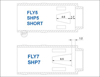 Begadi PRO 60° "FLY7 Regular" AEG Flat Hop Bucking для страйкболу, категорія Гумки Hop-Up, додаткове фото 6