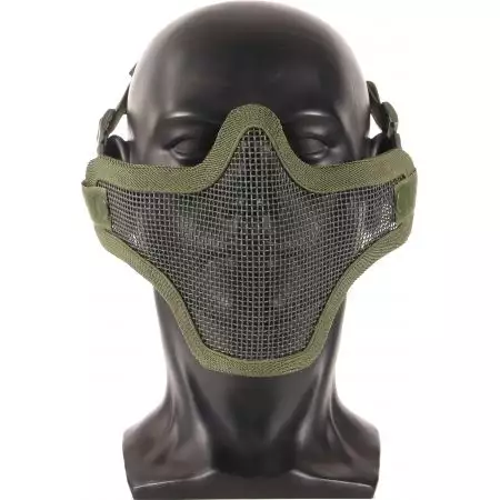 Mesh Face Mask - Black/Green бренду NoName для страйкболу, категорія Різні аксесуари