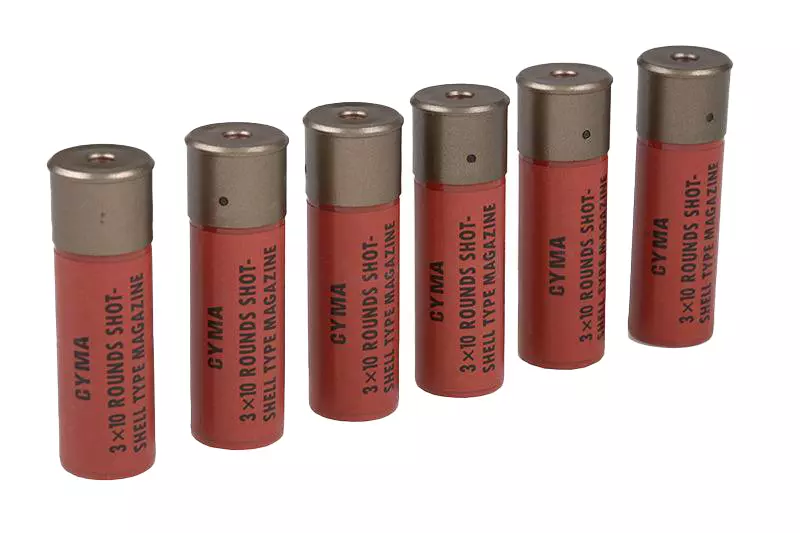 30rd Shells for Airsoft Shotguns (6 pack) бренду Cyma для страйкболу, категорія Магазини