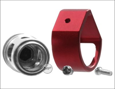 Begadi NPAS for (Army Armament, KJW, WE) HiCapa & 1911 GBB series (CNC, stainless steel) -red- для страйкболу, категорія Внутрішній тюнінг, додаткове фото 3