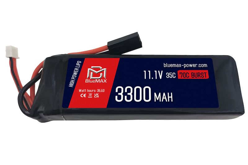 LiPo 3300mAh 11.1V 35-70C Large Type for Airsoft Rifle Gun з Т-конектором