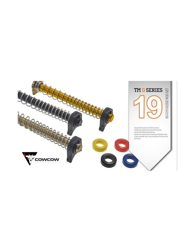 COWCOW Technology Guide Rod Set for G19 - Black